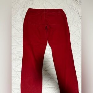 Maurices Women's Bold Red Straight Leg Jeans